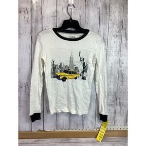JOE BOXER White Long Sleeve Kids Shirt Girls Size 14 New